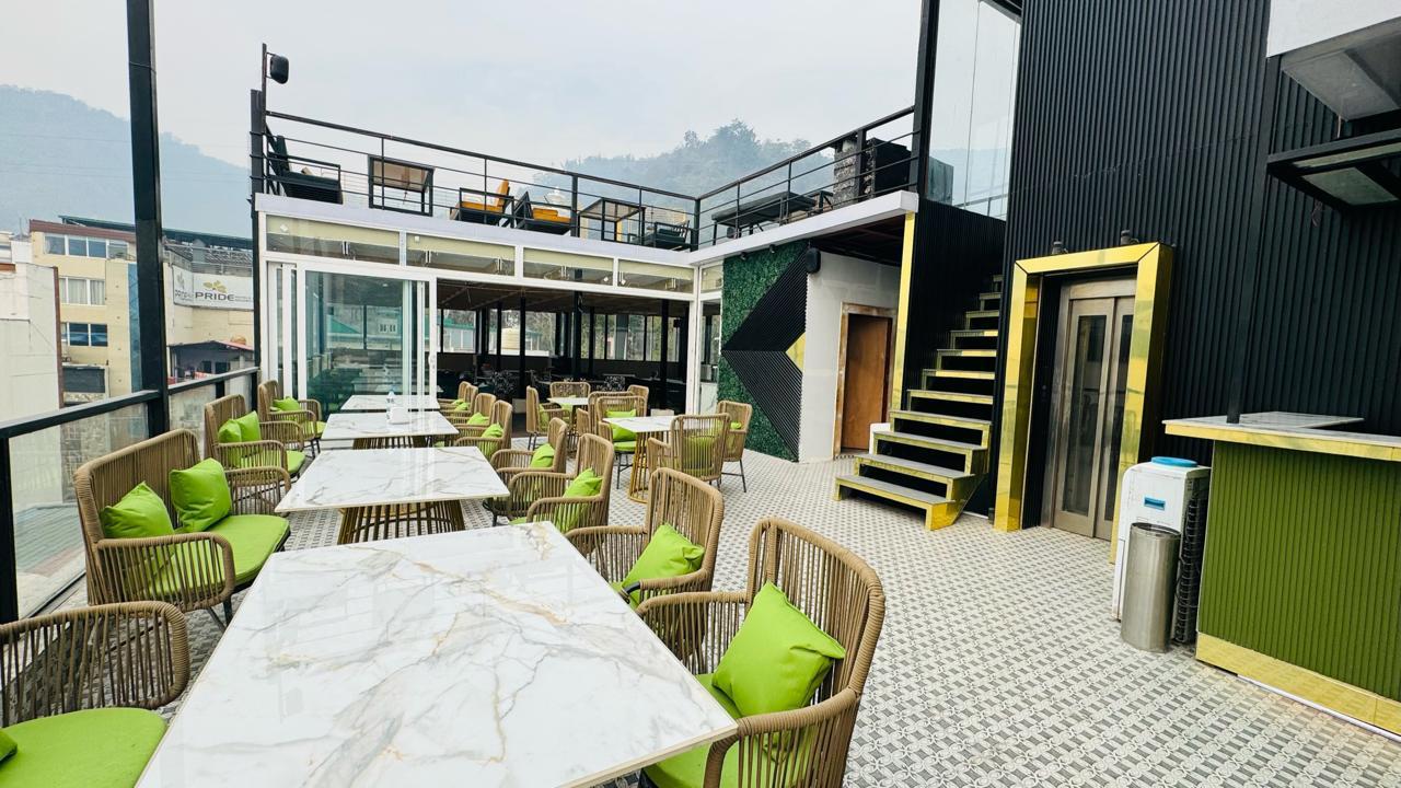 Ciel rooftop dining terrace at SKI by Aristo Hotel and Resort